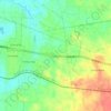 Hưng Bình topographic map, elevation, terrain