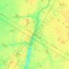 Mitchell topographic map, elevation, terrain