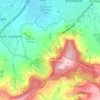 Pincott topographic map, elevation, terrain