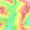 Salleri topographic map, elevation, terrain
