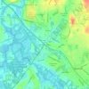 Medfield Junction topographic map, elevation, terrain