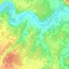 La Touche topographic map, elevation, terrain