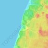São Pedro de Moel topographic map, elevation, terrain