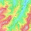 La Cure topographic map, elevation, terrain