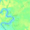 Guarajuba topographic map, elevation, terrain