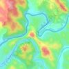 Noudar topographic map, elevation, terrain