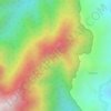 Buntu Kayuangin topographic map, elevation, terrain