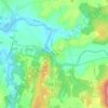 Fairfax Falls topographic map, elevation, terrain