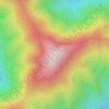 Buntu Nenemori topographic map, elevation, terrain