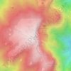 Monte Roen topographic map, elevation, terrain