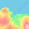 Aberporth topographic map, elevation, terrain