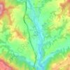 Cal Bassacs topographic map, elevation, terrain