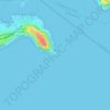 Pendennis Point topographic map, elevation, terrain