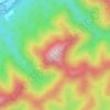 Adams Peak topographic map, elevation, terrain