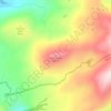 Knockrower topographic map, elevation, terrain