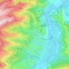 Dolna Kula topographic map, elevation, terrain