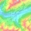 Im Fang topographic map, elevation, terrain