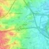 Hittfeld topographic map, elevation, terrain