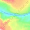 Upper Yeywa Dam topographic map, elevation, terrain
