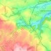 Ponsanooth topographic map, elevation, terrain