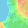 Vääna-Jõesuu topographic map, elevation, terrain
