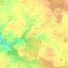 Les Métayries topographic map, elevation, terrain
