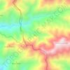 Pali topographic map, elevation, terrain