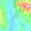 Radomir topographic map, elevation, terrain