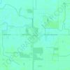 Merrigum topographic map, elevation, terrain