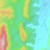 Cave topographic map, elevation, terrain