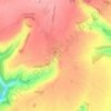 Seven Wells topographic map, elevation, terrain