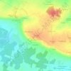 Touraine topographic map, elevation, terrain
