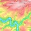 Furfooz topographic map, elevation, terrain