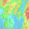 Kungsängen topographic map, elevation, terrain