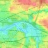 Daldowie topographic map, elevation, terrain