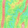Chongqing topographic map, elevation, terrain