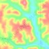 Tittle Mountain topographic map, elevation, terrain