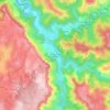 Florac topographic map, elevation, terrain