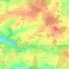Les Jarossais topographic map, elevation, terrain