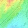 Zangiata topographic map, elevation, terrain