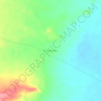 Al Mashaba topographic map, elevation, terrain