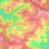 Ellingen topographic map, elevation, terrain