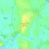 Foston on the Wolds topographic map, elevation, terrain