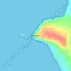 Daly Head topographic map, elevation, terrain
