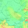 Јужнобанатски управни округ topographic map, elevation, terrain