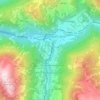 Sembrancher topographic map, elevation, terrain