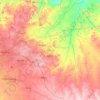 Goromonzi topographic map, elevation, terrain