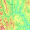 White River topographic map, elevation, terrain