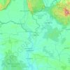 Stung Treng topographic map, elevation, terrain