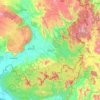 Attapeu topographic map, elevation, terrain